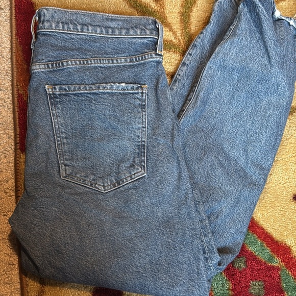 Agolde Toni mid rise style a133-1255 Dark Blue Jeans - Picture 12 of 12